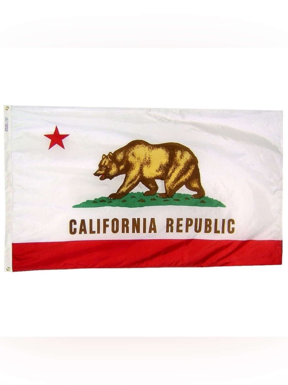 California State Vintage Dettra Duralite 5’ by 8’ Flag